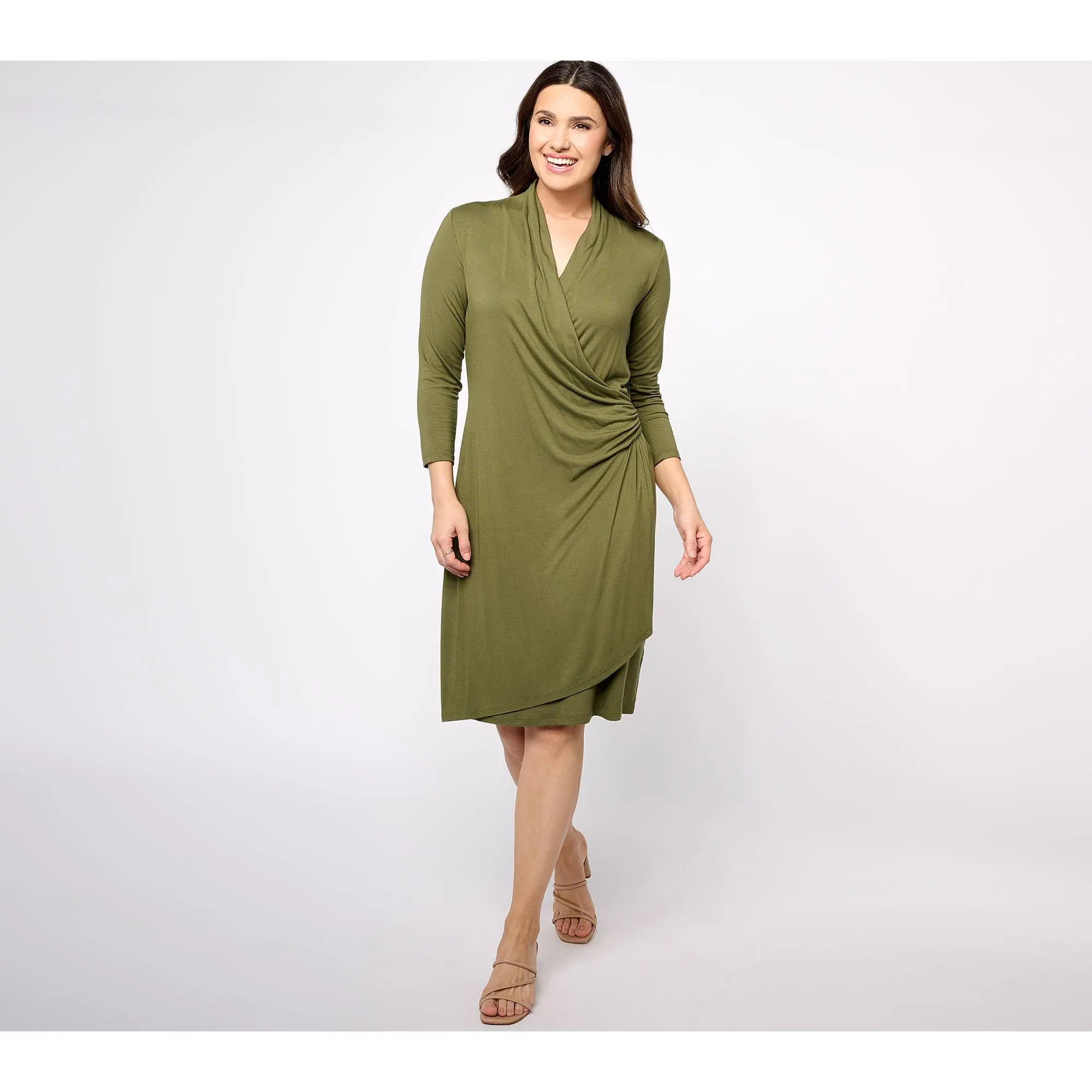 Belle by Kim Gravel Every Occasion Perfect Wrap Dress