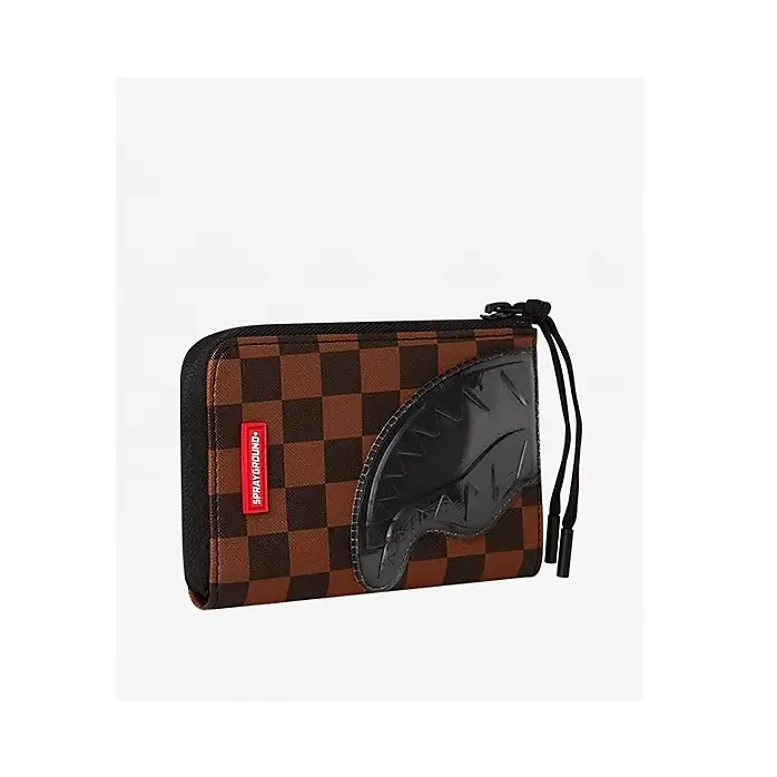 Sprayground Sharks In Paris Clear For Takeoff Zip-Out Wallet