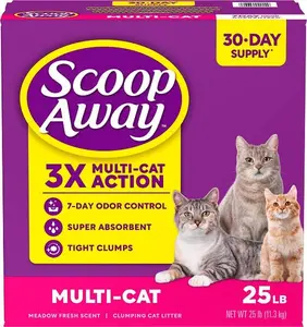 Scoop Away Multi Cat Scented Meadow Fresh Clumping Cat Litter