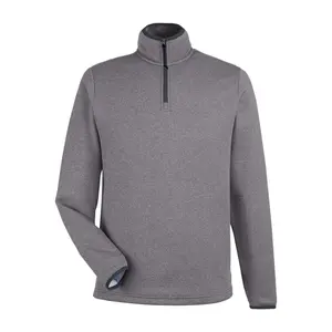 CORE365 Venture Heathered Stripe Quarter-Zip Pullover