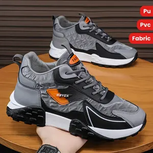 Mens Shoe A Pair Of Men'S Sports Shoes With Fashionable Color Blocking Design, Suitable For Gatherings, Travel, And Outdoor Activities