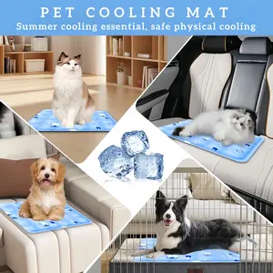 [MeynnPet]  XXXL Cooling pet Mat for Small Big Dogs and Cats Puppy/Extra Large Durable Pad for Large Dog/Portable/Machine Washable/Durable/Blanket Washable Accessories/Non-Slip Summer Crate Bed for Large Dogs