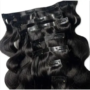 Natural Brown Seamless Clip Ins