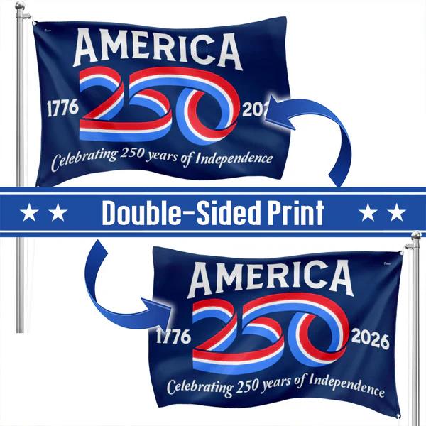 250th Anniversary Flag of the United States of America 2026 Patriotic American Flag - Commemorate 1776-2026 New Year Decor Printed 3x5 USA Anniversary Flag Freedom U.S 2026 250th Anniversary Flag of the United States of America 2026 Patriotic American Flag - Commemorate 1776-2026 New Year Decor Printed 3x5 USA Anniversary Flag Freedom U.S 2026