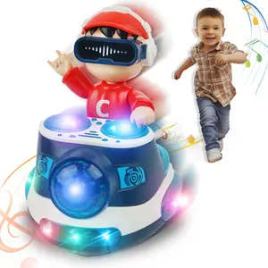 Electric Rotating Toy Car with Music & Lights, Includes 3 Aa Batteries, Perfect Birthday Christmas Gift for Kids, Multifunctional Car