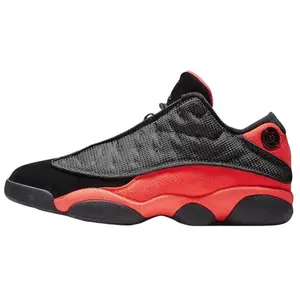 Nike Air Jordan 13 Retro Low 'Infra-Bred' x CLOT Men's Sneakers - All Seasons Premium Materials & Iconic Infrared Accents