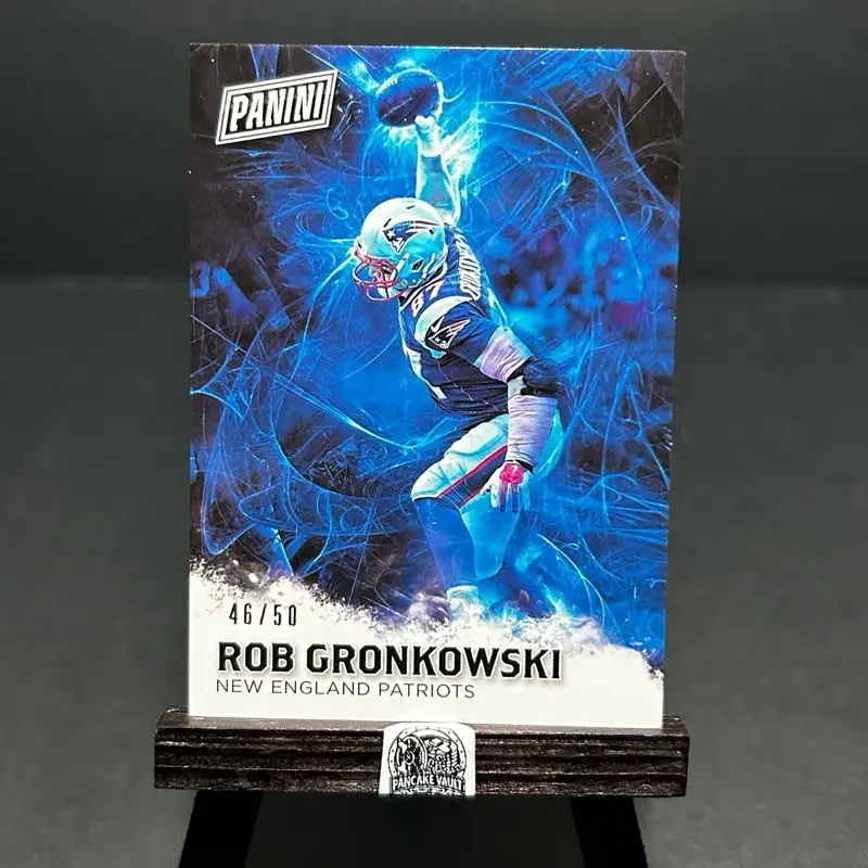 Panini 2016 Father's Day Rob Gronkowski Thick Stock Trading Card, #8 Patriots, Limited Edition /50