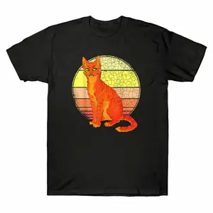 Warrior Cats Lover Firestar Cat Mens TShirt For Warriors Book Series Fans Gift