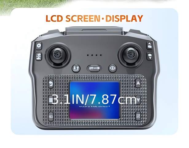 Professional Foldable Quadcopter Drone with HD Camera and Screen Remote Control, No Mobile Phone Needed, Stable Flight, Portable Design, Ideal Gift for Kids, Adults and Family Outdoor Flying on Christmas & Halloween