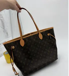 Pre-owned Louis Vuitton canvas Tote Bags Monogram Neverfull MM