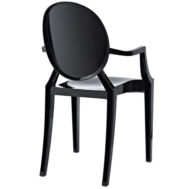 Modway Casper Dining Armchair in Black