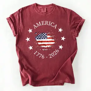 America 250th Anniversary Shirt, Patriotic USA Flag Shirt, 4th of July Independence Day Gift, 4th of July Shirt, America Shirt - LORA ATCHER