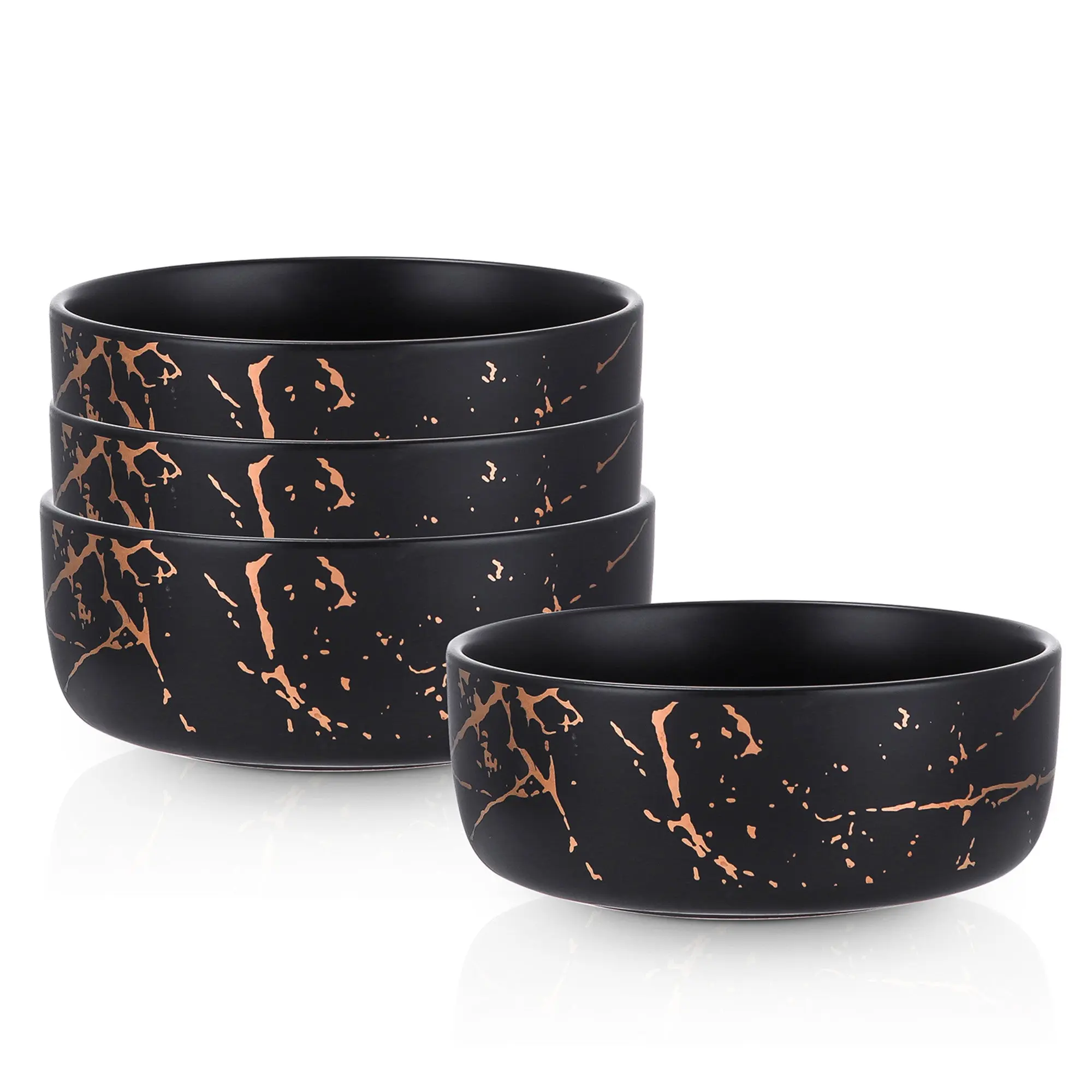 Zora Porcelain Bowl - Black