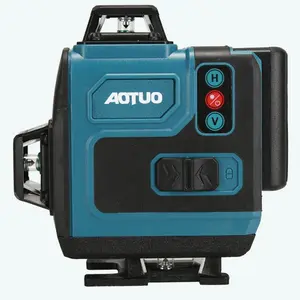AOTUO Blue-Black Laser Level-A 110-220V Positioning Tool with ±0.2 mm/m Accuracy Class 1 Laser 10m Distance for Decoration Construction Home Installation