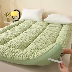 Winter Warm Milk Wool Mattress, 5 Sizes Available, Foldable Portable Thin Mattress, Soft Comfortable Skin-Friendly, Non-Slip Design, Breathable Mattress Pad