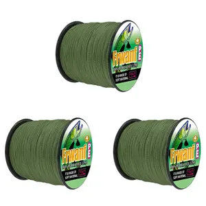 3X Frwanf PE Braided Fishing Line 4 Strand 100M Super Strong Multifilament Thread for Carp Fishing Carp Lines 12Lb 5.0