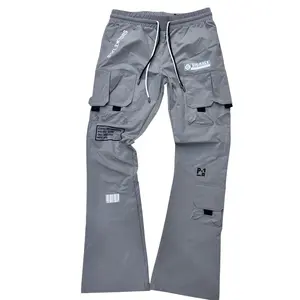 Kloud Stacked Utility Nylon Pants Grey 24113