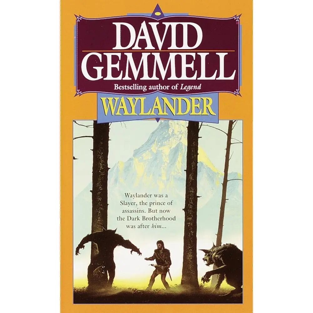 Used David Gemmell Literature Fiction Book - Waylander (Soft Cover Mass Market Paperback, Del Rey Books) - English