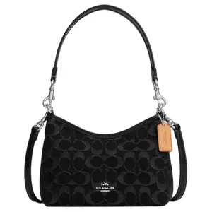 COACH Laurel 19 Monogram Cotton Leather Crossbody Bag For Women