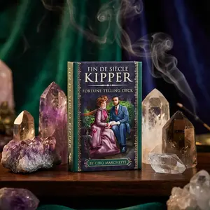 Fin de Siècle Kipper Deck by Ciro Marchetti - 39 Traditional German Fortune Telling Cards & Guidebook - Divination Tool for Spiritual Work & Oracle Readings - Tarot Card Deck - Oracle Card Deck
