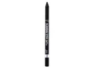 Rimmel London Scandaleyes Waterproof Gel Pencil Eyeliner, Long-Wearing, Ultra-Smooth, Smudge-Proof, 001, Black, 0.04oz