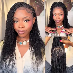 QVR 1 PCS Afro kinky Bulk Hair Extensions For Braiding Dreadlock Human Hair