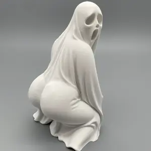 Twerking Ghost Figurine Halloween Decor - Funny Spirit Statue Unique Creepy Cute Halloween Parties & Quirky Home Decor