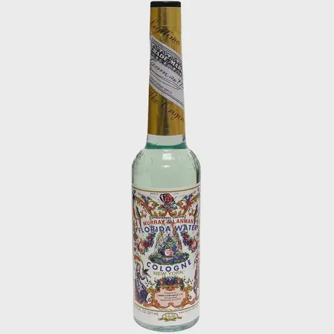 Murray & Lanman Florida Water 7.5 fl oz Original Unisex Cologne - Classic Aromatic Fragrances, Lemon-Lavender, Sweet Orange, Cinnamon Warmth, Citrus Notes, Spiritual Wash, Floor Washes, Ancestor Offerings, Historical Continuity Bottled Fragrance