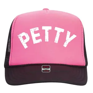 Otto Brand Trucker Hat with Petty in White Text Design Available in Various Colors