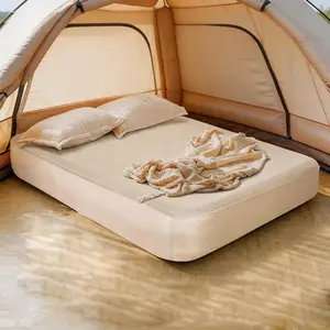 Camping Air Mattress Queen with Built in Pump, 13.78" Height Inflatable Airbed, Fast & Easy Inflation/Deflation Inflatable Mattress with Portable Carrying Bag, Inflatable Bed for Home, Camping