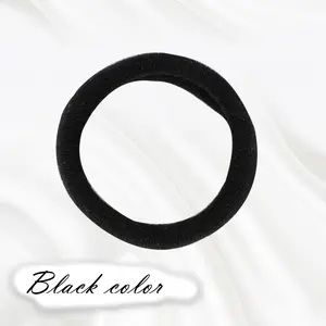 1pc Black Elastic Hair Ties Ponytail Holders for Women Adjustable Stretchy Rubber Bands Hair Ties for Girls Hair Accessories