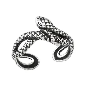 Snake Adjustable 925 Silver Toe Ring