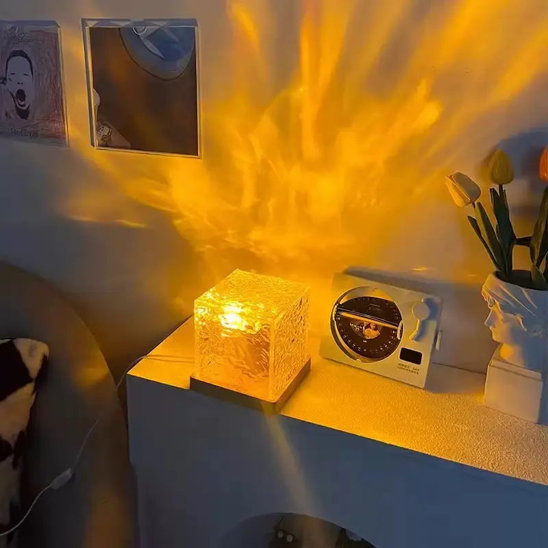 16-color remote control USB-powered LED color-changing night light, modern decorative night light, home decoration item, gift, suitable for decoration lighting in living room and bedroom, creating an atmosphere night light