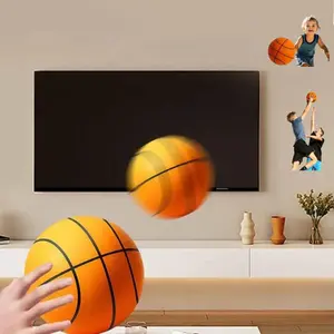 Silent Basketball, Indoor Training Basketball, High Density Foam Basketball, Soft Ball Design, Ball Sports Equipment for Indoor Activities