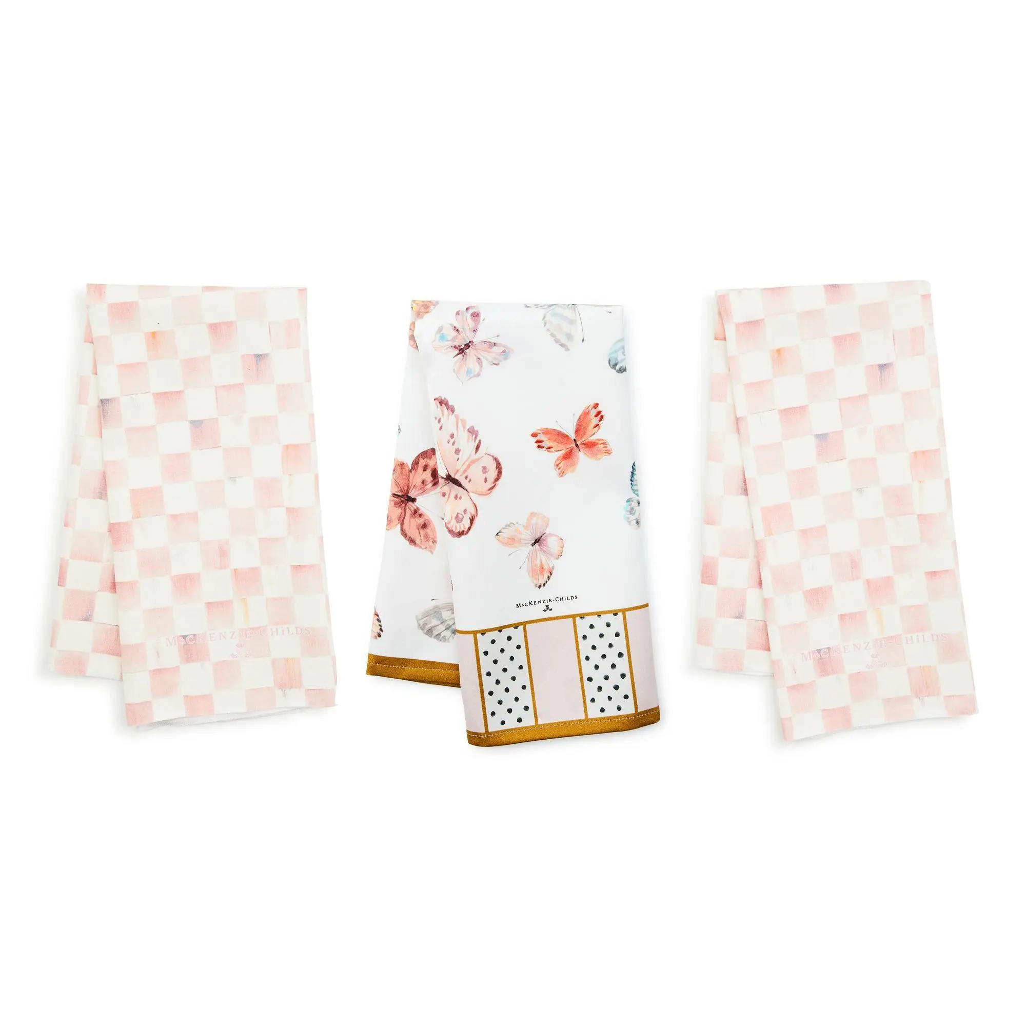 MacKenzie Childs Exclusive Set of 3 Dish Towels