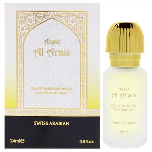 Abyad Al Arais by Swiss Arabian for Unisex - 0.8 oz Concentrated Perfume Oil Rollerball