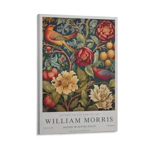 ANtruncate William Morris Poster Poster Canvas Wall Art For Bedroom Decor Bar Office Room Decor Gift