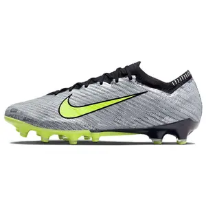 Nike Mercurial Vapor 15 Elite 25 Pro AG Soccer Cleats for Men – Silver and Green Artificial Grass Shoes Verifiable, with credentials and supporting global authentication