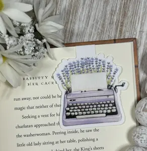 DoodleBug Designs Vintage Inspired Magnetic Bookmarks - 3” Standard Size Handmade with Slim Magnetic Closure - 4 Designs Available - Booklover, Gift, Retro bible bookmark