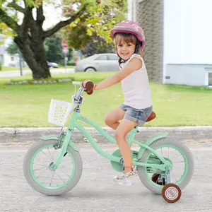 COSTWAY - 14 Inch Kids Bike with Adjustable Seat and Bell for Kids 3-8 Years Olds-14 inches