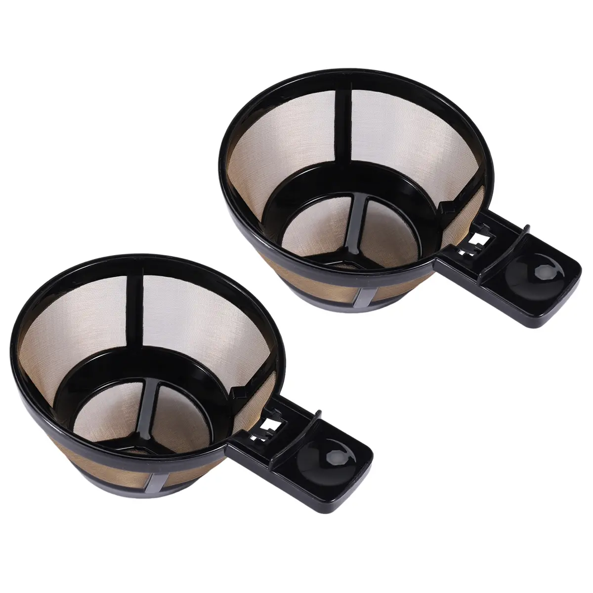 Durable Ultra-Fine Mesh Reusable Filter Basket - Stainless Steel and Plastic Parts for Hamilton Beach 2-Way Brewer Coffee Machine Models 49980A, 49980Z, 47650, 49933, Maintains Original Coffee Taste, Coffee Filter, Fits Models