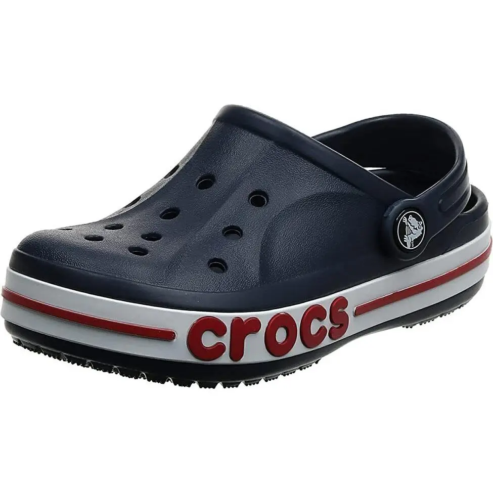 Crocs Bayaband Unisex Clogs - Navy/Pepper 205089-4CC, Shoe, Slippers, Footwear, Women, Rubber, Casual Wear, Slip On, Croslite Foam, Thermoplastic Elastomer