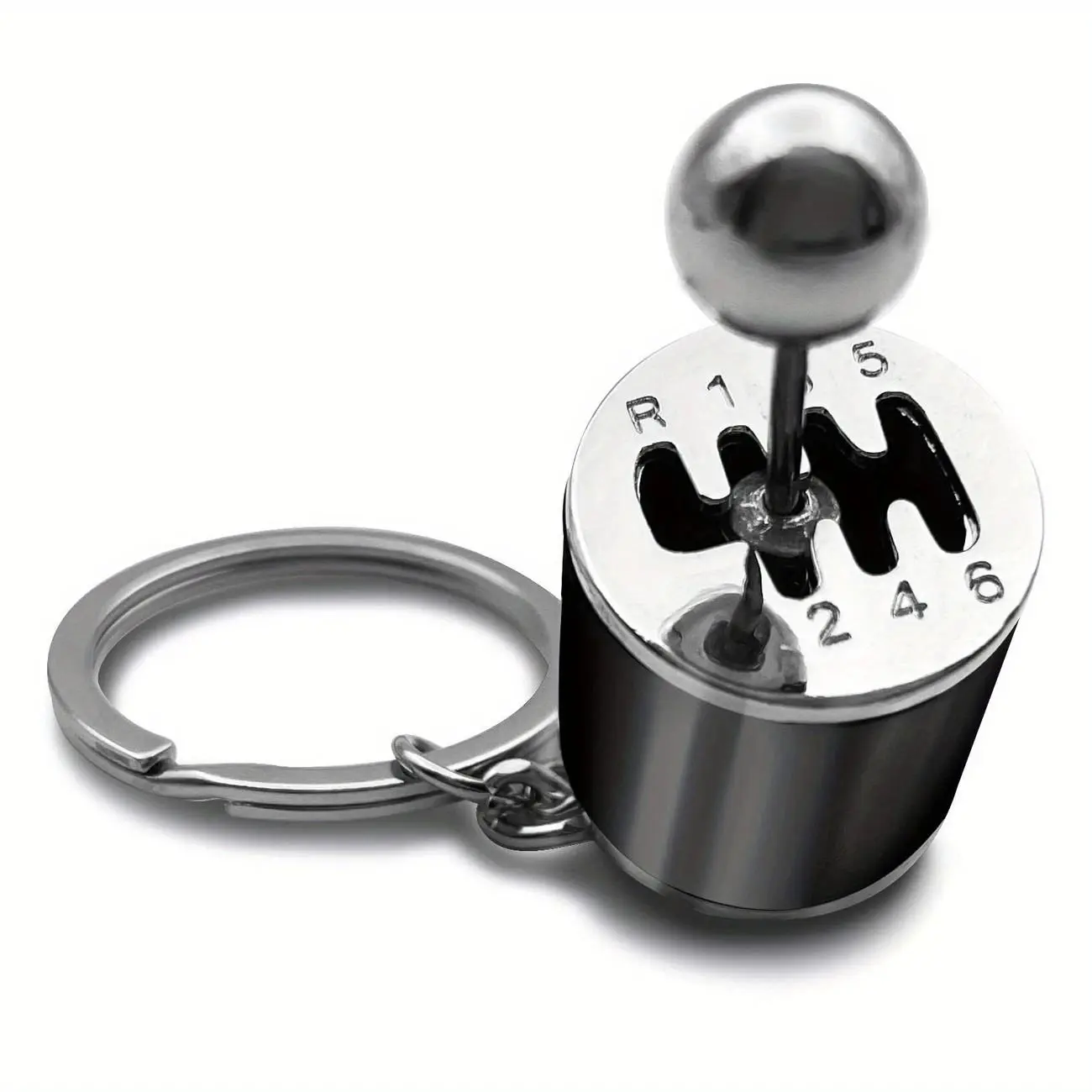 Men's Creative Car Gear Shift Keychain, Stylish Keychain, Car Key Chains, Unique Design Auto Accessory, Durable Plastic Material, Perfect Gift for Car Enthusiasts