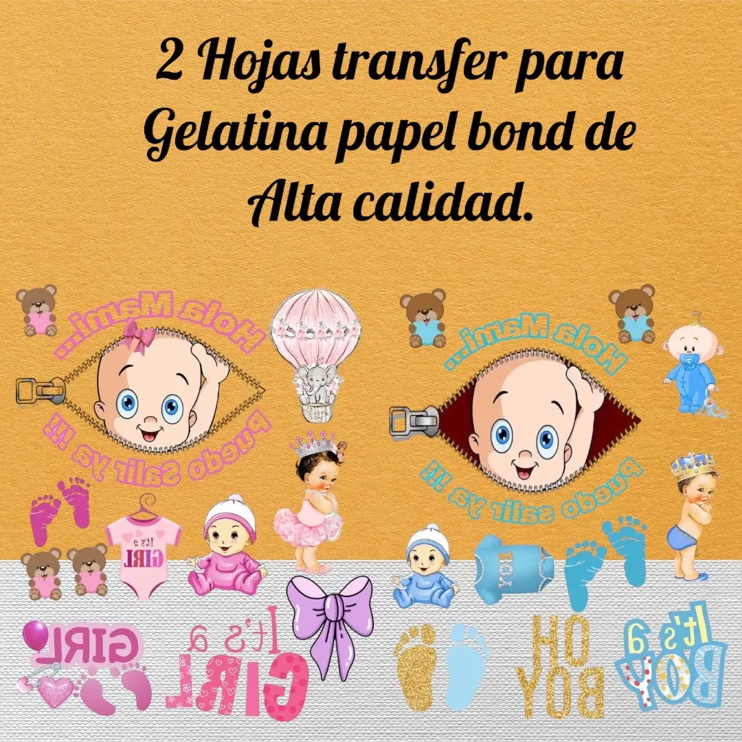 Hoja Transfer Bond para Gelatina