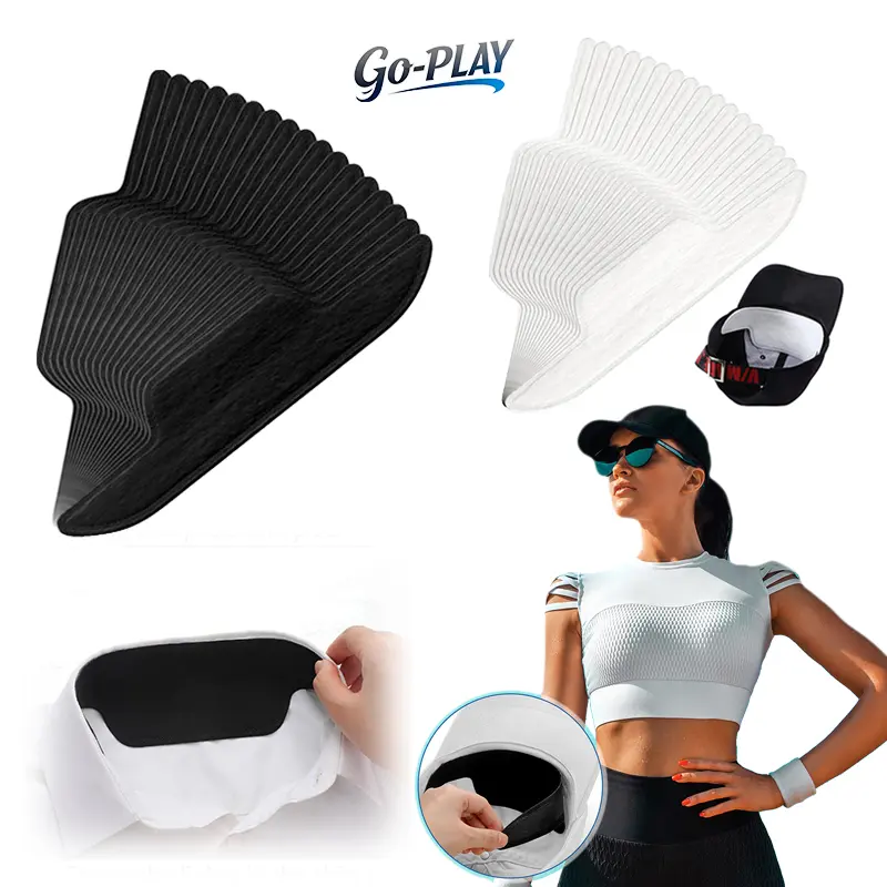 30 Pack Hat Sweat Liners, Disposable Sweat Absorbing Cap Inserts, Self-Adhesive Helmet & Baseball Cap Sweat Pads for Men & Women, Running, Golf, Pickleball, Cycling & Outdoor Work