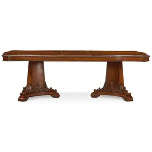 A.R.T. Furniture Old World Double Pedestal Dining Table In Brown 143221-2606