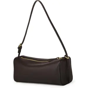 Donnain Premium Full Grained Leather Crossbody Purses for Women, Barrel Bag and Hobo Bags for Women with Adjustable Strap handbag trendy casual