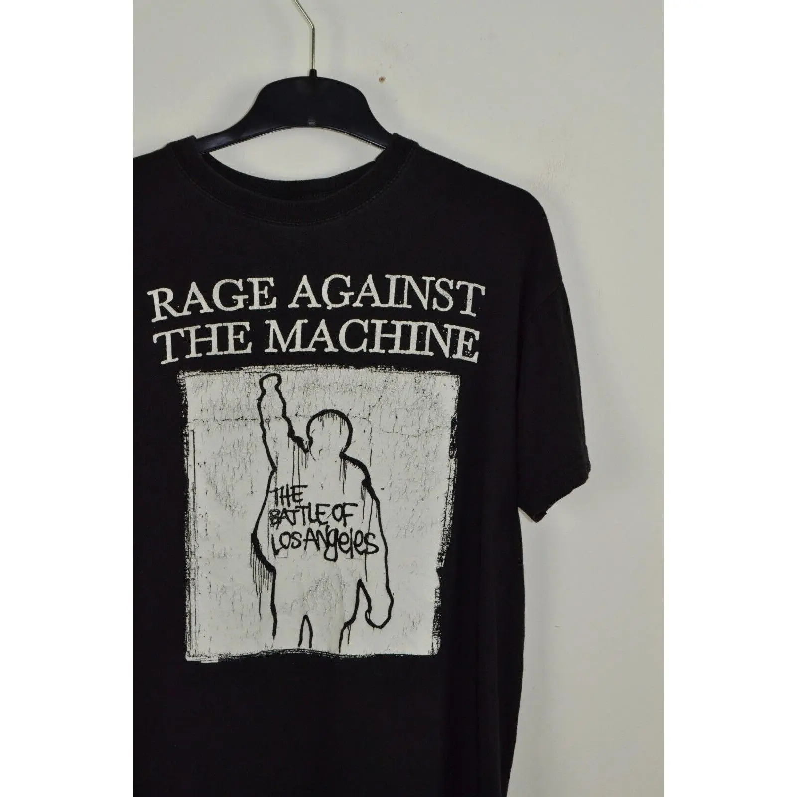 Vintage Rage Against the Machine Men T-shirt Black Unisex Tee All