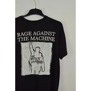 Vintage Rage Against the Machine Men T-shirt Black Unisex Tee All Sizes