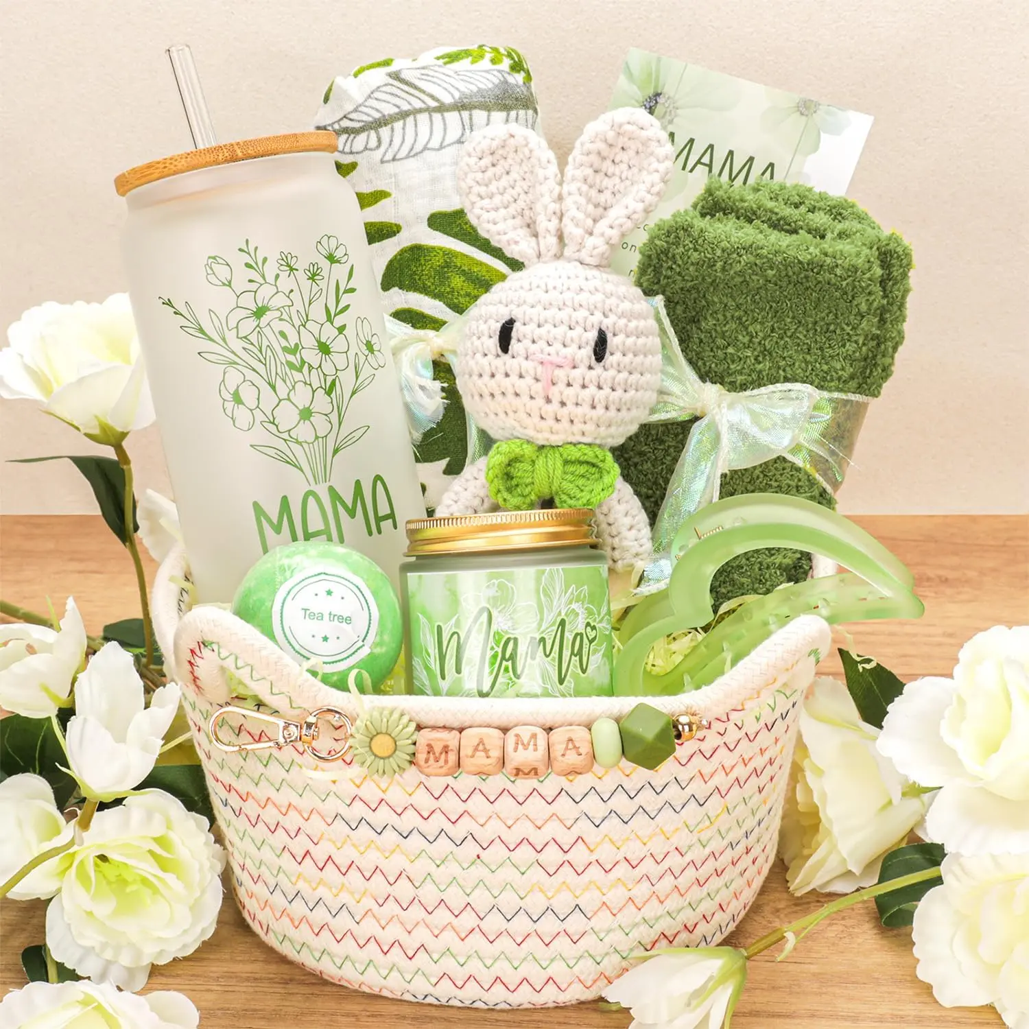 Mom Gifts, Shower Gifts for Mom and ,  for Expecting Mommy,9- Care Basket for First-Time Moms